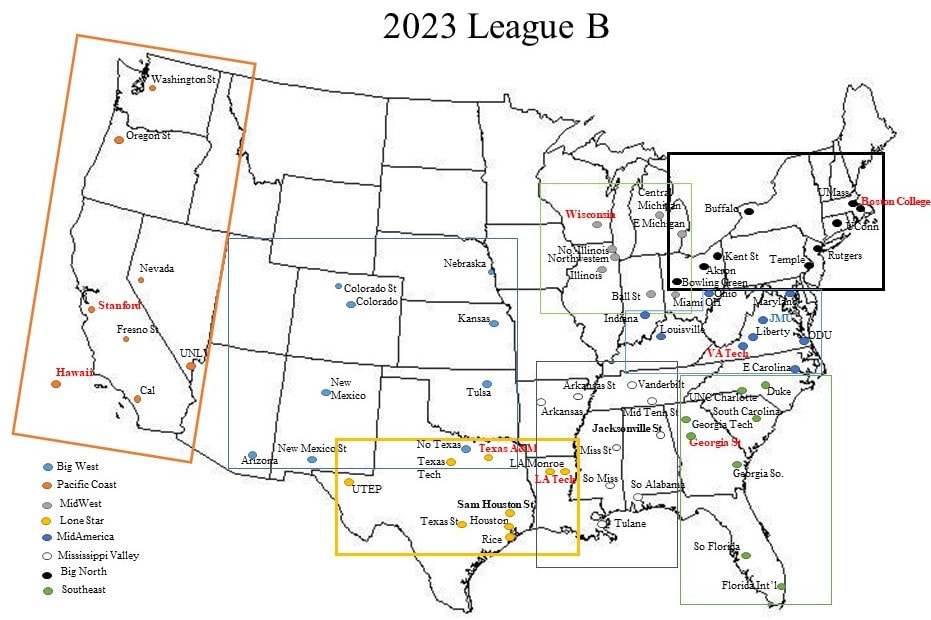 2023 League B Map Orig 